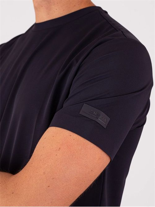 Heskimo t-shirt oxford scritta braccio HESKIMO | HE1410004/BLUE